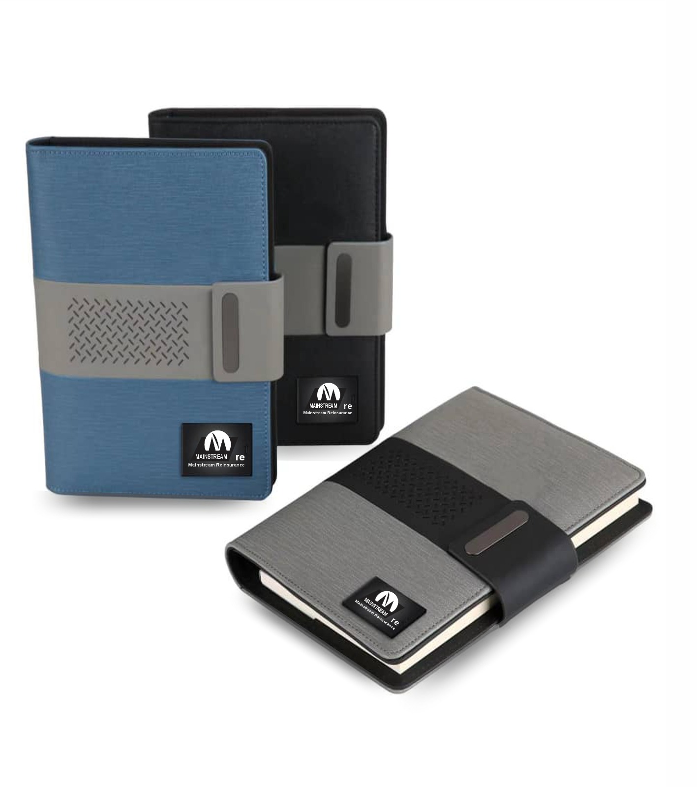 Smart Portfolio Notebook with Magnetic Strap